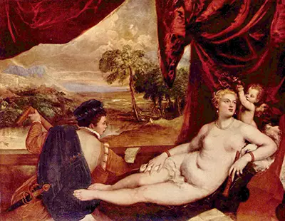 Venus and the Lute Player Titian